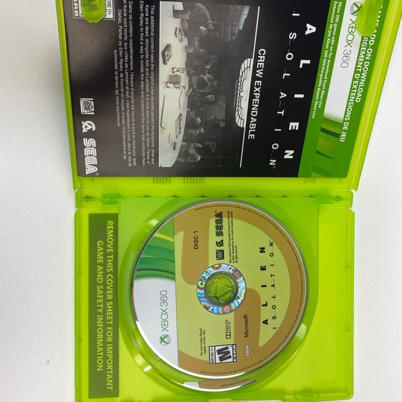Alien Isolation Nostromo Edition XBOX 360 2 Disc Set Tested NO Manual - Picture 6 of 7